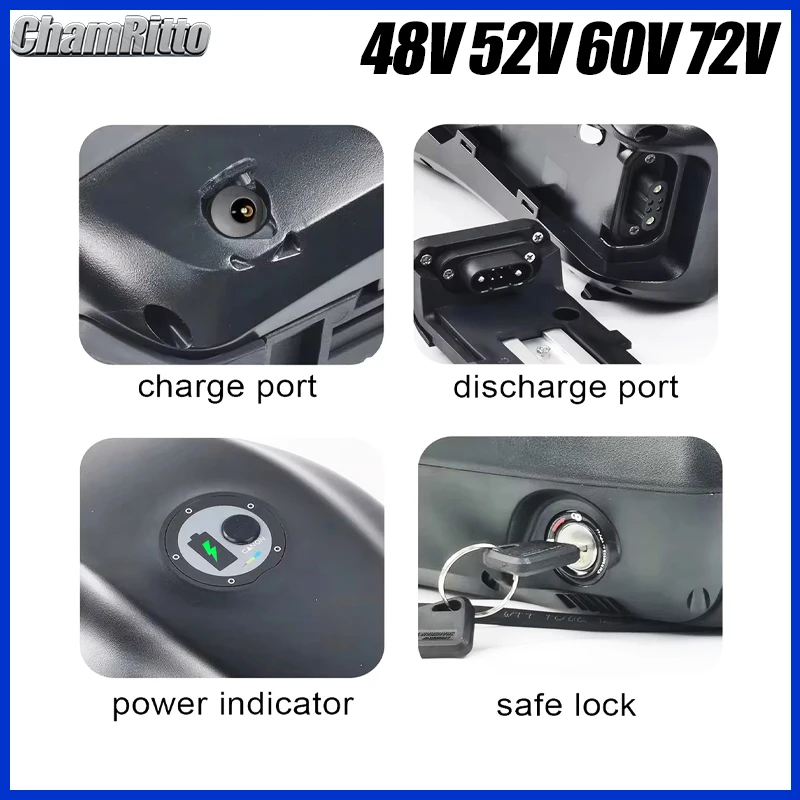 48V 50Ah 52V 35Ah 60V 40AH 72V - đánh giá và giá 72V 50Ah 21700 Lithium Battery