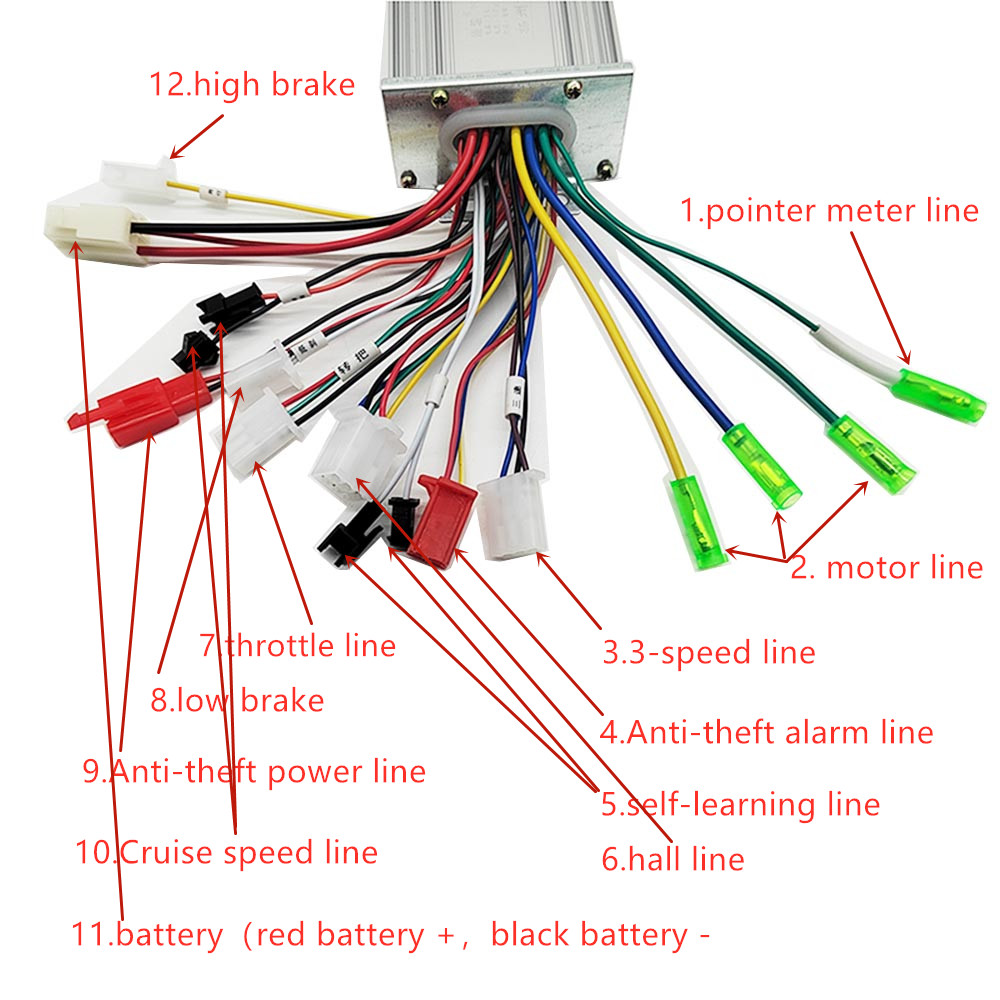36V/48V 350W E-Xe Đạp Không Ch - đánh giá và giá Kelly Kls7230S Controller