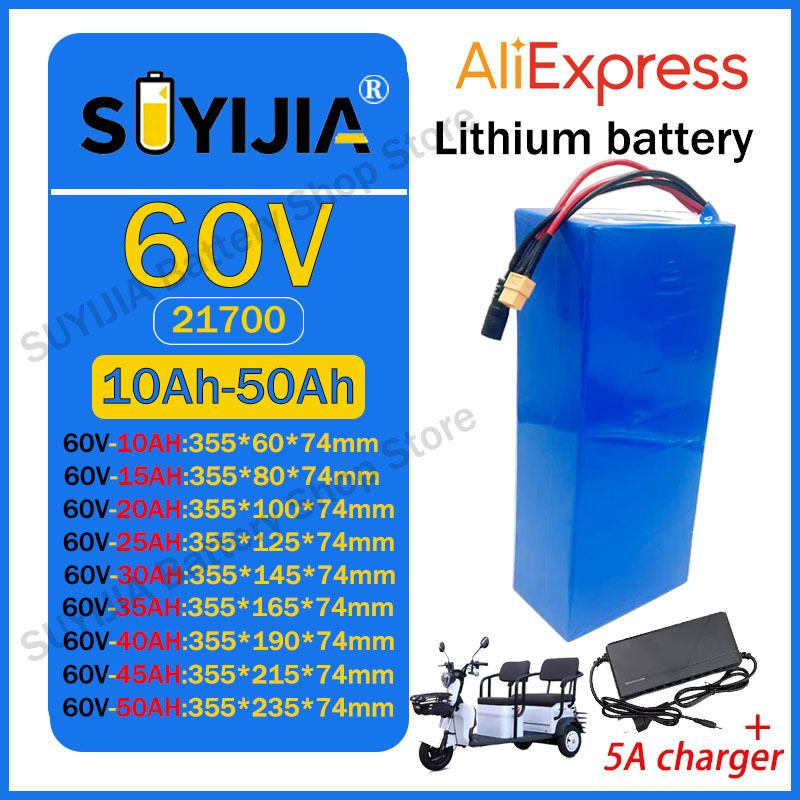 21700 60V 50Ah 45Ah 20Ah 25Ah  - đánh giá và giá 60V 50Ah Electric Scooter Battery