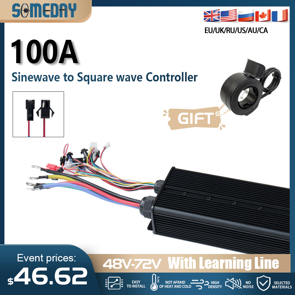 48V-72V 100A Brushless Motor C - đánh giá và giá 72V 100A Sabvoton Controller