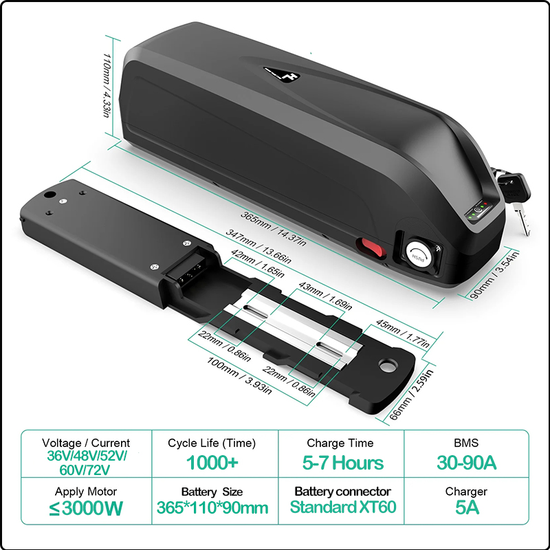 48V 50AH 52V 36V 30AH Ebike Ba - đánh giá và giá 60V 50Ah Electric Scooter Battery