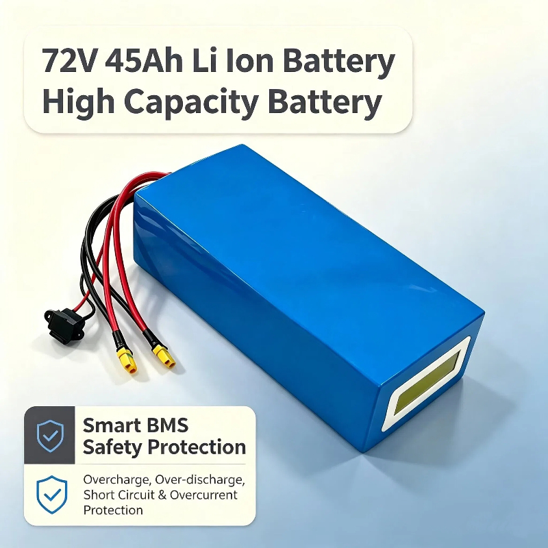 72V 45Ah Lithium Ion Triangle  - đánh giá và giá 72V 40Ah Lifepo4 Battery Pack